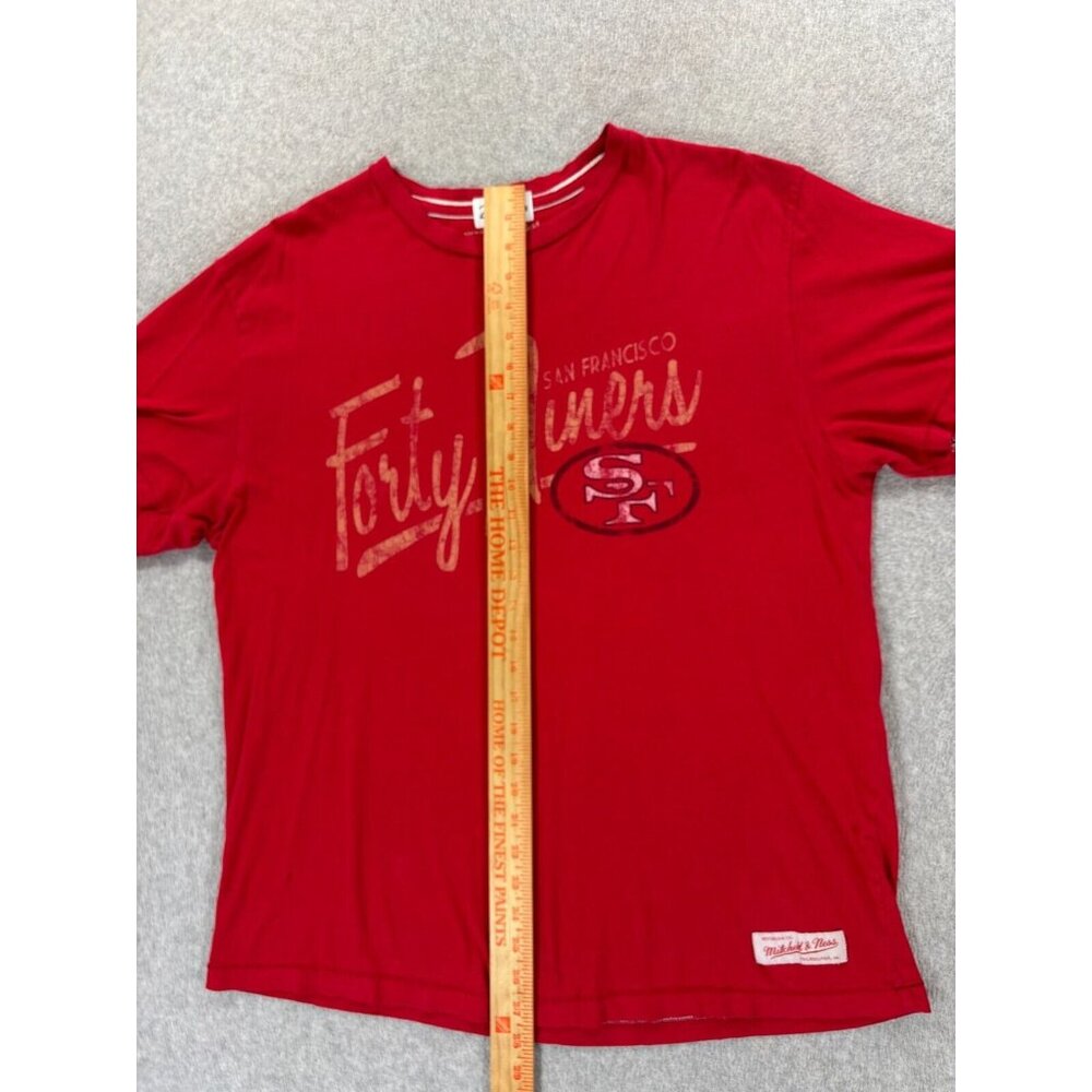 San Francisco 49ers Tailored Fit Sideline NFL Tee Shirt (Men's XL) Red - Picture 9 of 12